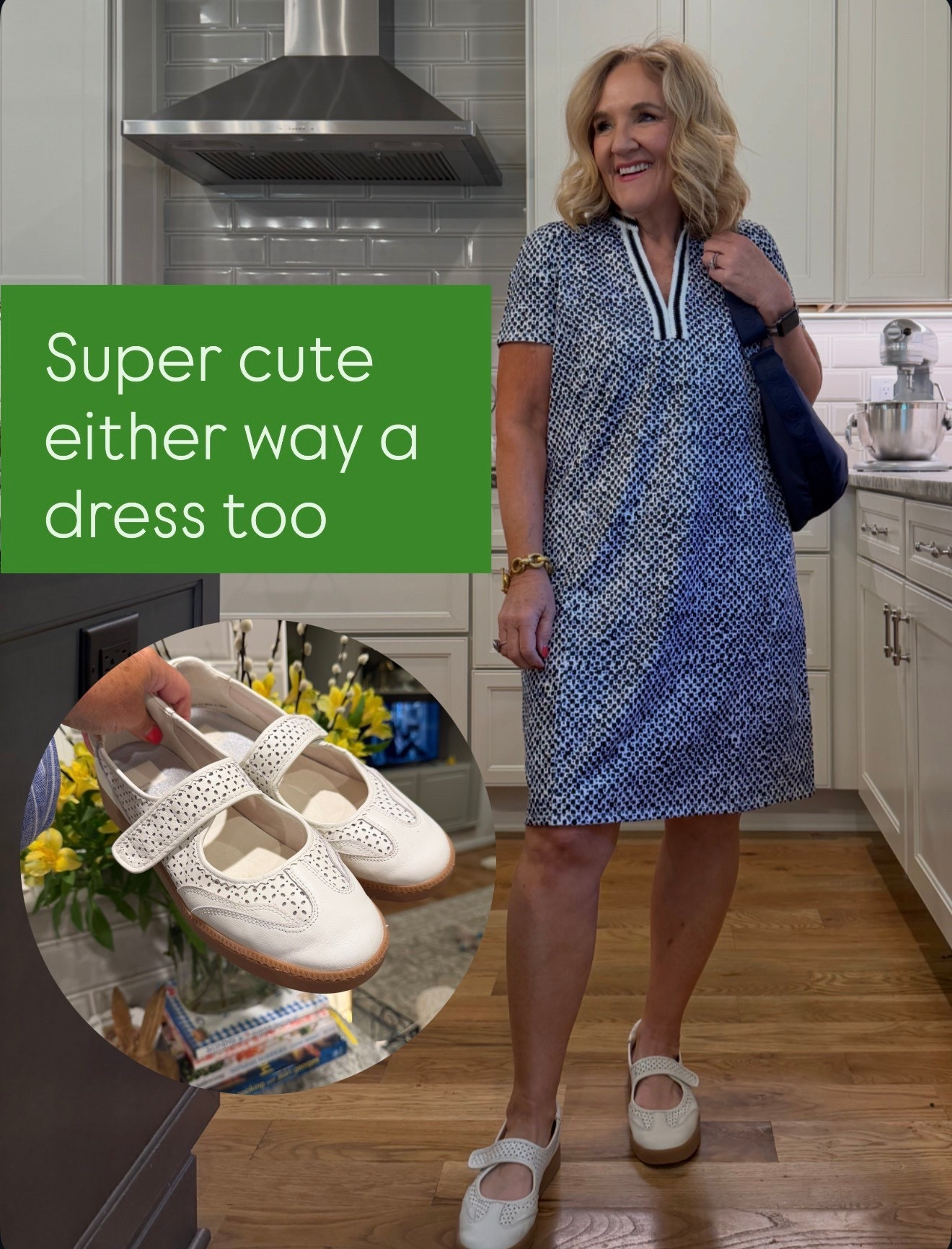 Chicos dress perfect for busy warm days. Add biker shorts underneath for an active day on the course or with kids! 

The 7 pairs of shoes I’m reaching for on repeat. I do have some funky feet. And these work! Sure, I’m wearing other shoes too. Some I love as much! But these are the very basic minimum that you need to make any outfit work. All true to size. I’ll link a couple extra options. 

For the outfits I’ll link some main pieces, but they’re all in LTK as separate posts  

#LTKOver40 #LTKMothersDay #LTKootd

#LTKActive #LTKMothersDay