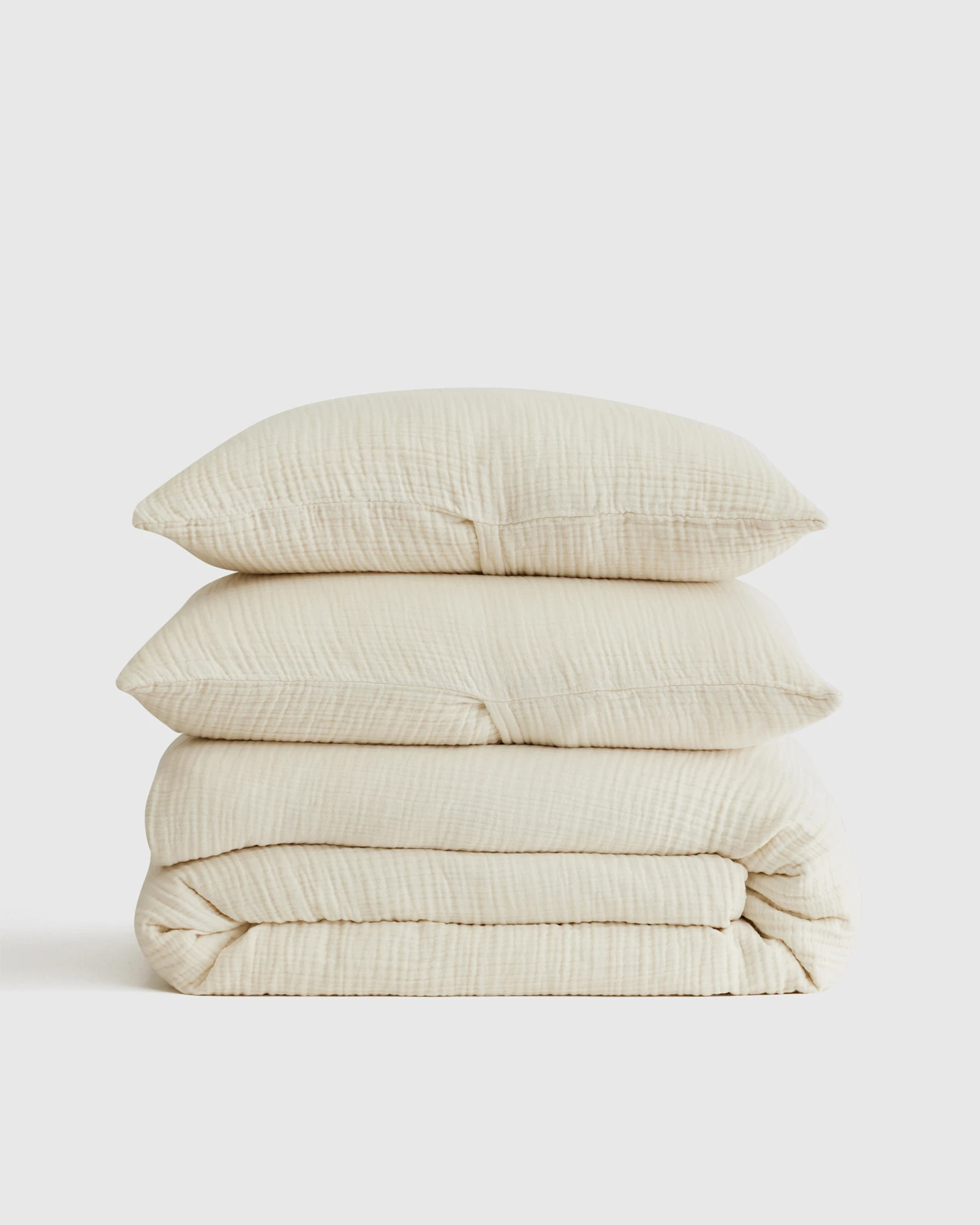Quince | Bamboo Duvet Cover in Terracotta, Size King/Cal King | Quince