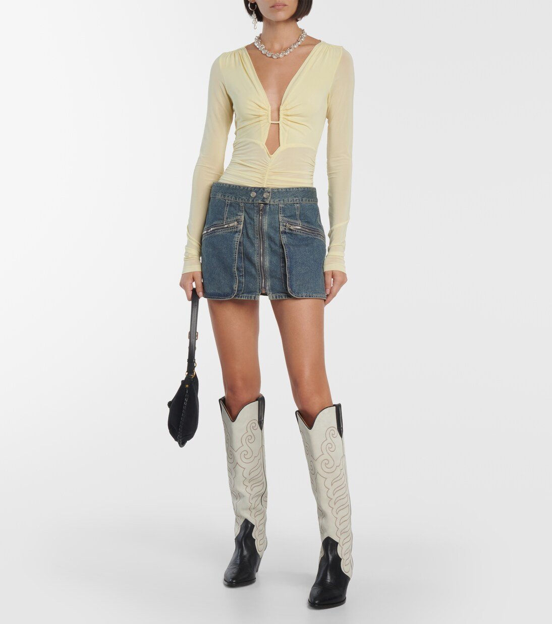 Laura ruched jersey top | Mytheresa (US/CA)