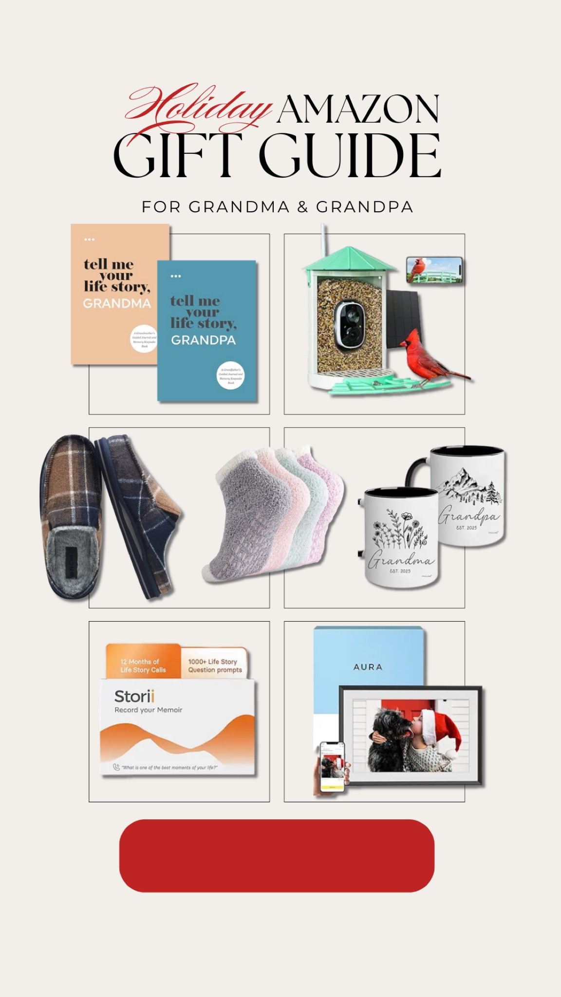 Gift ideas for grandma and grandpa

#LTKHoliday #LTKFindsUnder50 #LTKGiftGuide