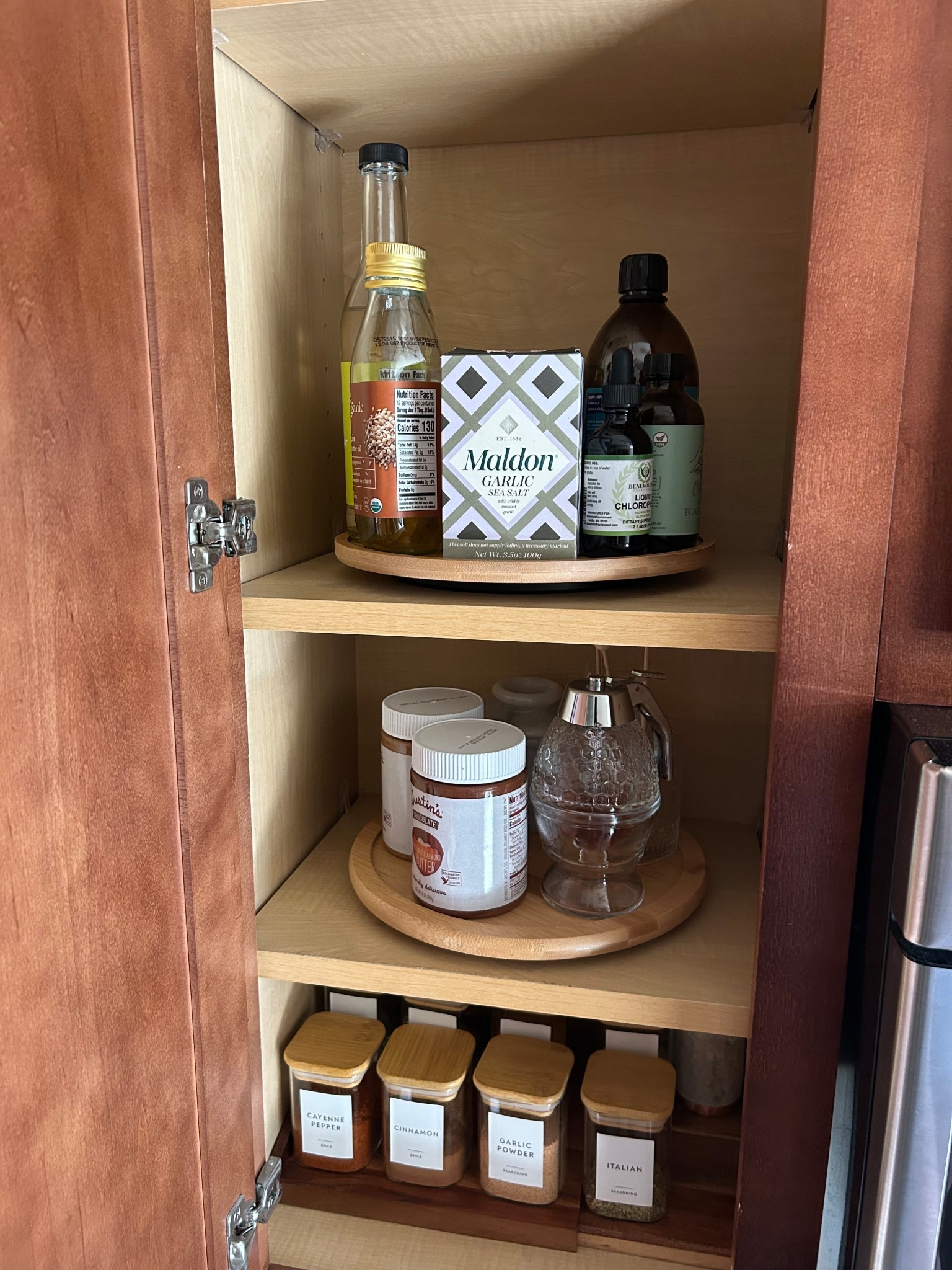 Functional & beautiful-exactly how I like it. Linked my go-to turntables and spice jars that I use in client spaces and my own 

#LTKHome #LTKFindsUnder50 #LTKFindsUnder100