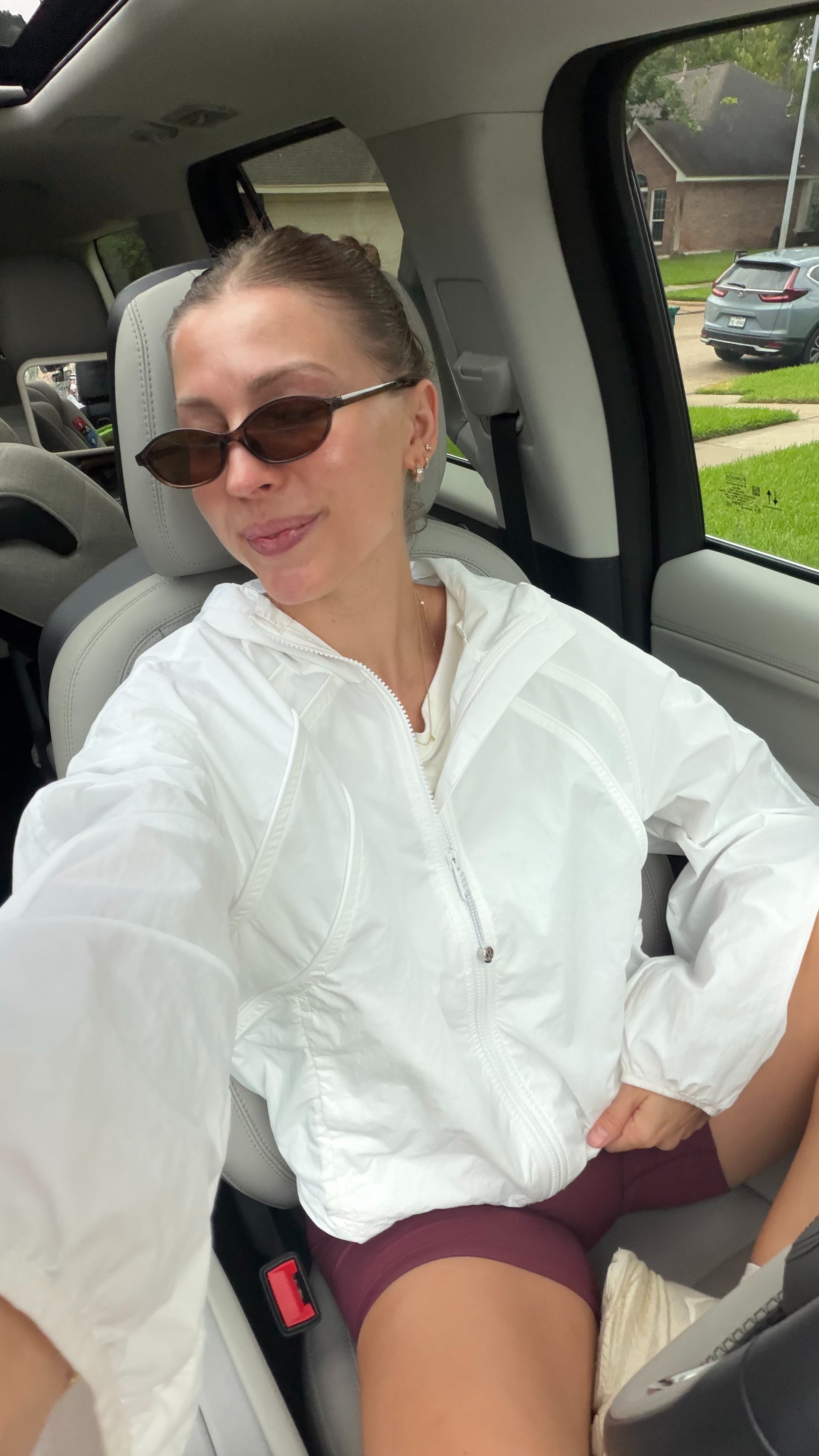 My new rain jacket, I'm loving! Wearing a L. 

 #LTKootd #LTKmomlife #LTKActive