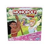 MONOPOLY Junior: Disney Princess Edition Board Game for Kids Ages 5 and Up, Play as Moana, Rapunz... | Amazon (US)