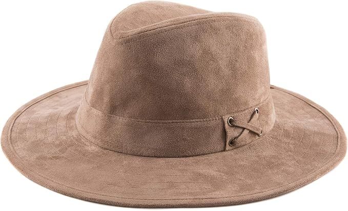 Accessorama Men&Women's Fashion Western Cowboy Cowgirl Hats for Women with Roll Up Brim Felt and ... | Amazon (US)