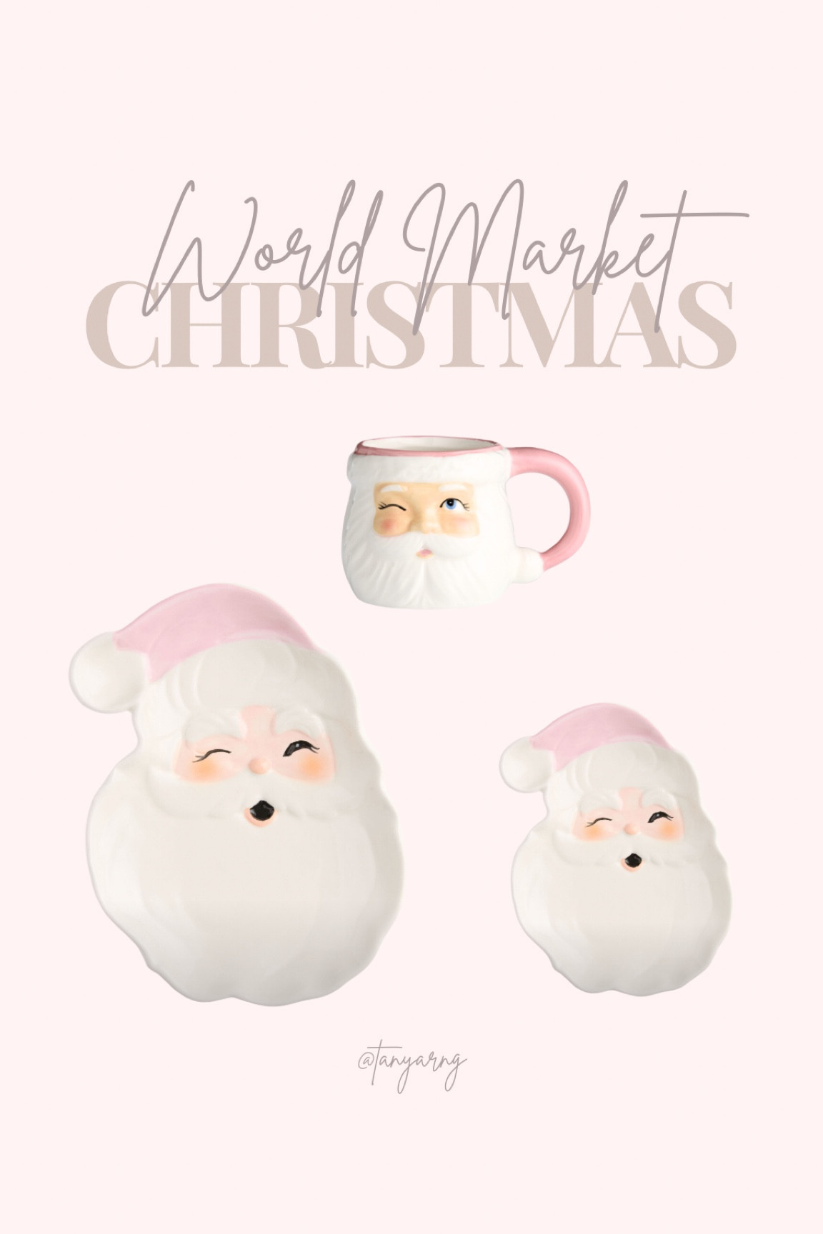 Christmas Santa plates and mug 

#LTKFindsUnder50 #LTKHome #LTKSeasonal