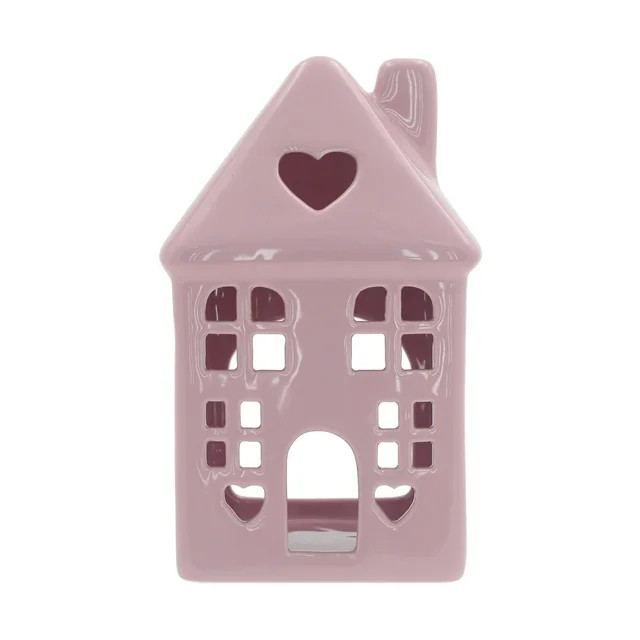 Valentine’s Day Pink House Tabletop Decoration, 6", by Way To Celebrate - Walmart.com | Walmart (US)