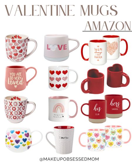 Enjoy your drinks this Valentine's with these cute mugs you can get on Amazon! They make great gifts too!
#affordablefinds #kitchenessential #vdayidea #giftidea

#LTKGiftGuide #LTKstyletip #LTKhome