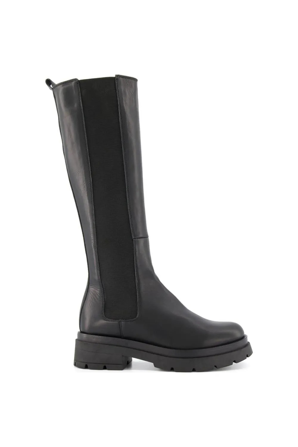 Boots | 'Tempas' Leather Knee High Boots | Dune London | Debenhams UK