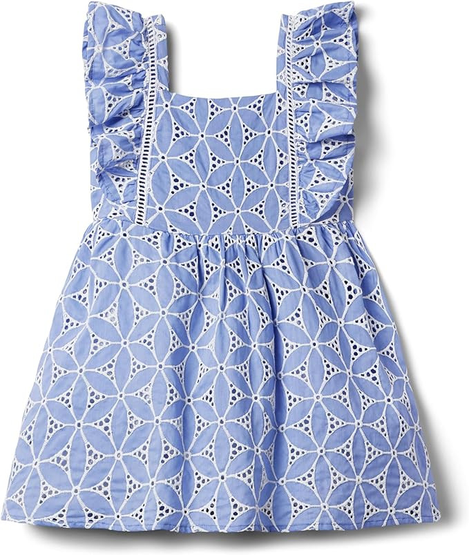 Janie and Jack Girls Eyelet Dress (Toddler/Little Big Kids) | Amazon (US)