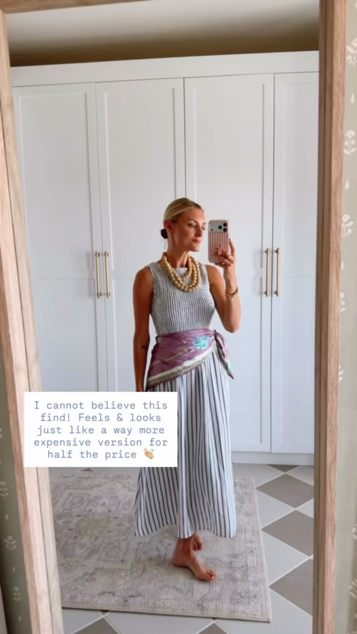 This dress reminds me of another a dress I've seen that was at a much higher price point! This is such a great dress that you can wear for both work or play! Wearing S! Loverly Grey, Amazon, summer dress, vacation looks, summer workwear, striped dress

#LTKootd #LTKSeasonal