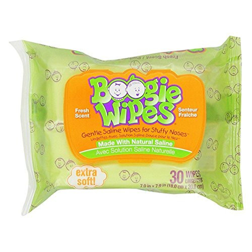 Boogie Wipes, Fresh Scent Wet Nose Wipes for Kids and Baby, Allergy Relief, Soft Natural Saline Hand and Face Tissue with Aloe, Chamomile and Vitamin E | Amazon (US)