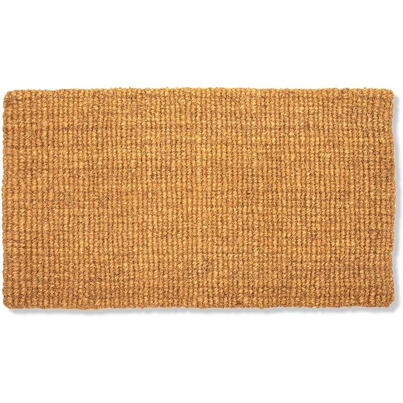 Juvale Natural Coco Coir Welcome Door Mat Outdoor Indoor, Plain Front Doormat Entryway Rug, 1'4"x... | Target