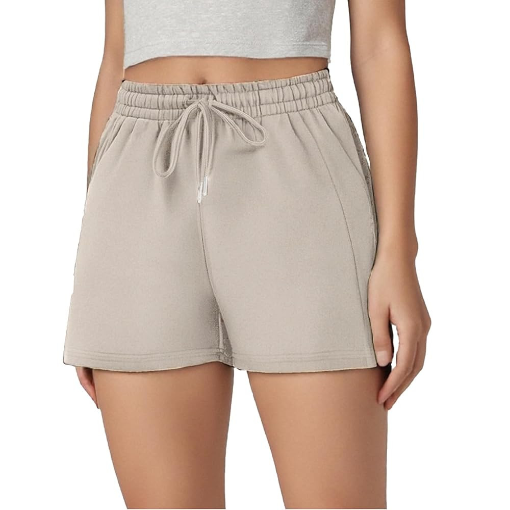 Athletic Shorts for Women Elastic Waistband Drawstring Comfort Pockets for Training Yoga and Ligh... | Amazon (US)