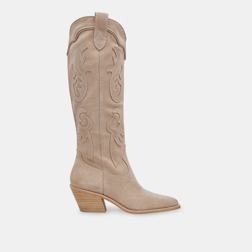 SAMSIN BOOTS TAUPE SUEDE | DolceVita.com