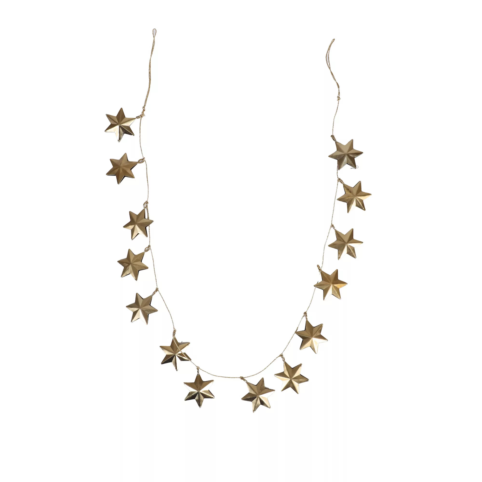 St. Nicholas Square® Gold Finish Metal Star Garland | Kohl's