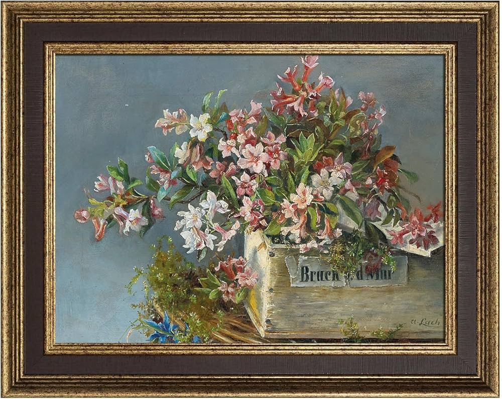 FOLKOR Antique Frame for 8x10 Canvas Paintings, No Front & Back,1.7" Wide Vintage Picture Frames ... | Amazon (US)