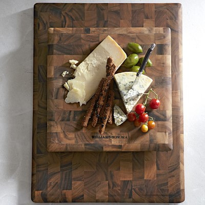 Williams Sonoma End-Grain Cutting Board, Acacia | Williams-Sonoma