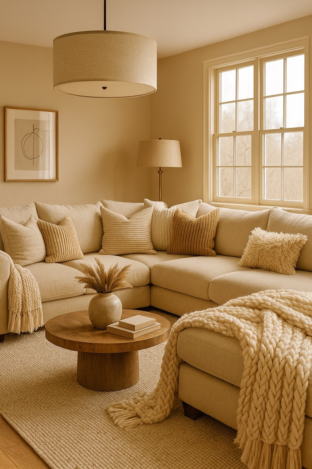 Warm, soft, and ultra-cozy 🤍
This neutral living room features a plush sectional sofa, textured throw blankets, chunky knits, beige accent pillows, a rounded wood coffee table, and soft natural lighting. Perfect inspiration for anyone who loves calm, minimalist interiors with warm beige tones and cozy textures.

Save this cozy vibe ✨
Shop the look on my LTK — sofa, pillows, blankets, decor & more.
#cozylivingroom
#neutralhome
#beigedecor
#livingroomideas
#homedecorinspo
#neutralinteriors
#cozyaesthetic
#modernlivingroom
#interiorinspo
#minimalisthome
#neutralvibes
#chunkyknitblanket
#cozydecor
#softneutraltones
#interiordesignideas


#LTKHoliday #LTKSaleAlert #LTKGiftGuide