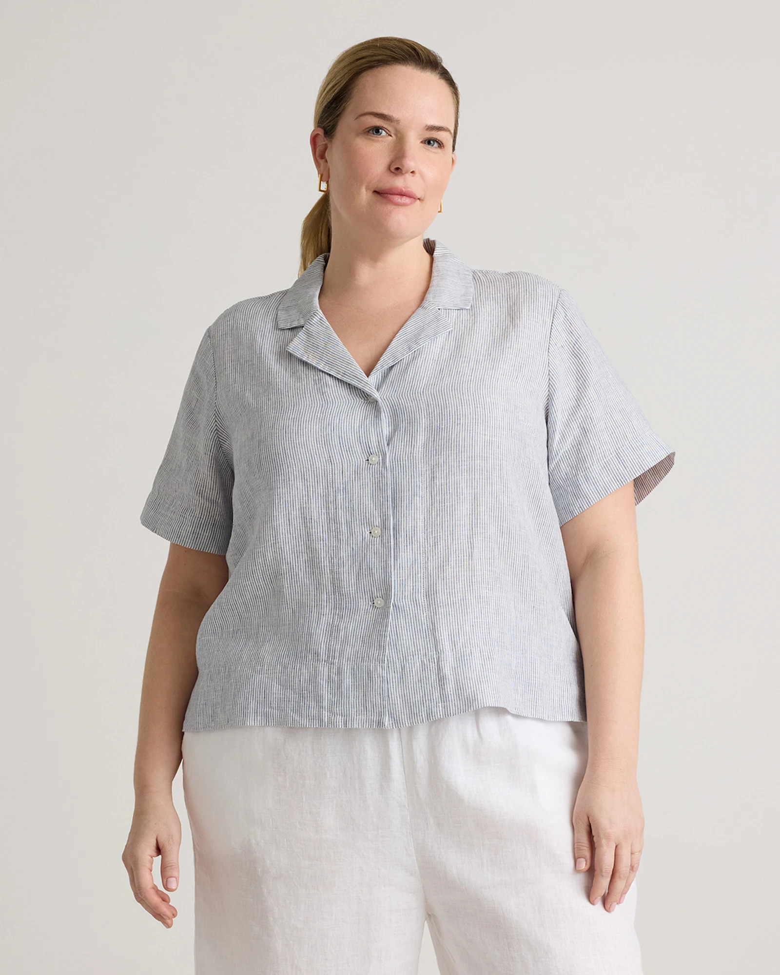 100% European Linen Short Sleeve Shirt | Quince