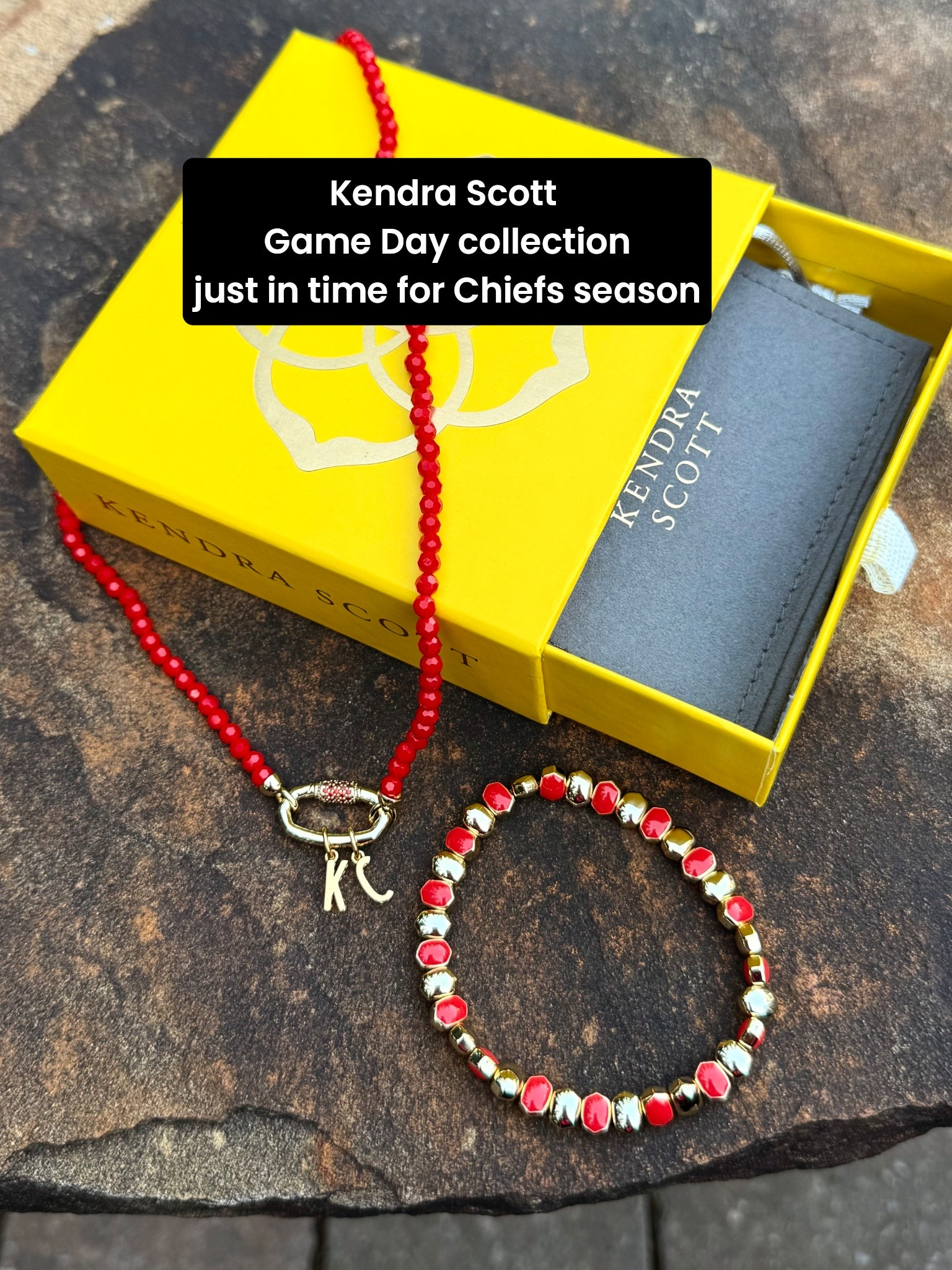How adorable are these pieces for Kendra Scott! Absolutely loving them for adding a little extra something to my Kansas City Chiefs game day outfits 

#LTKFindsUnder100 #LTKStyleTip #LTKSeasonal