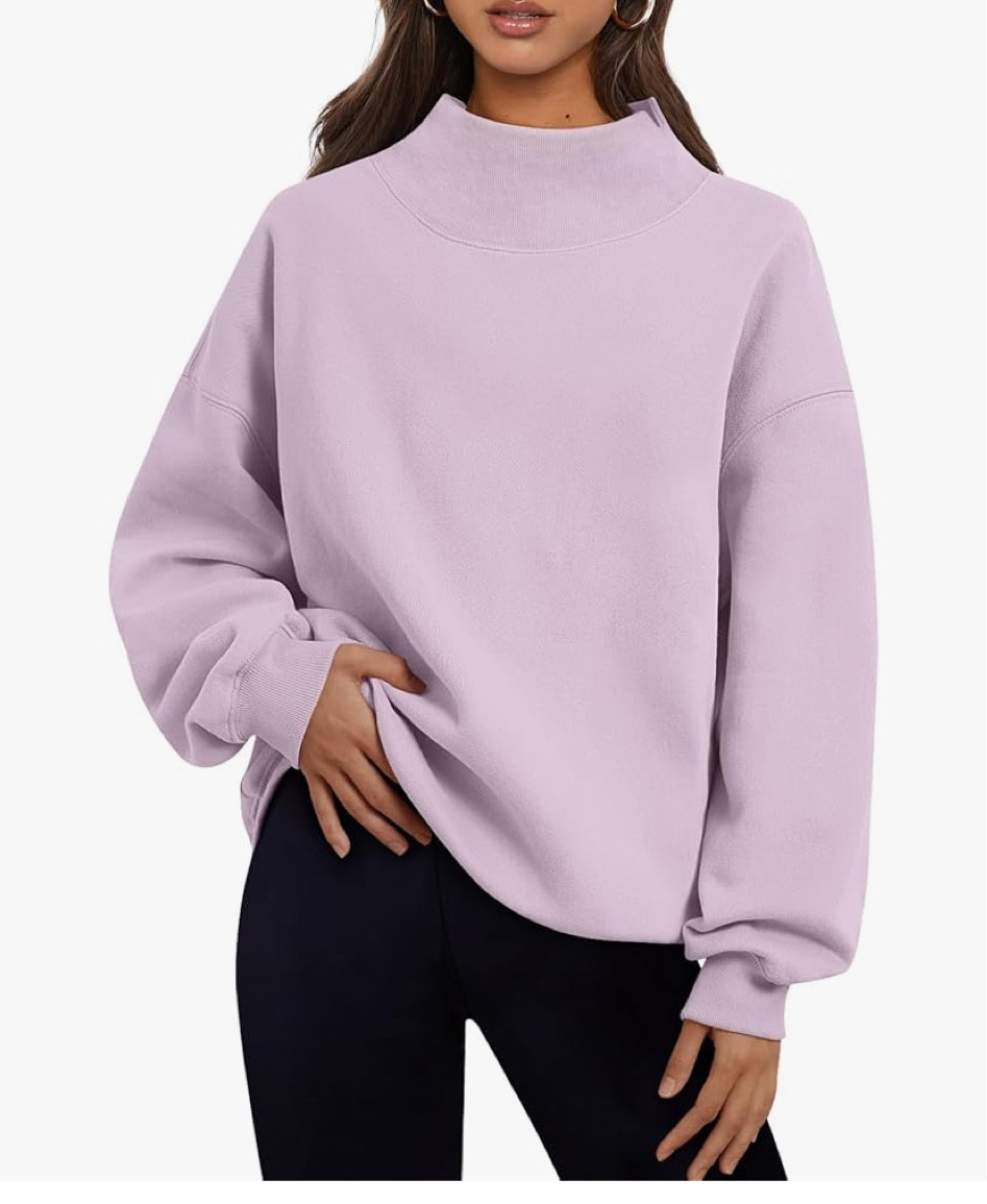 Pullover - ON SALE, $30; more colors available 


#mockneck #salefinds #fashionsweatshirt #athleisure #sweatshirt #giftidea #giftsunder40 #amazon #under30 #LTKActive #LTKU #LTKOver40 #pinksweatshirt #purplesweatshirt




#LTKFindsUnder50 #LTKStyleTip #LTKSaleAlert