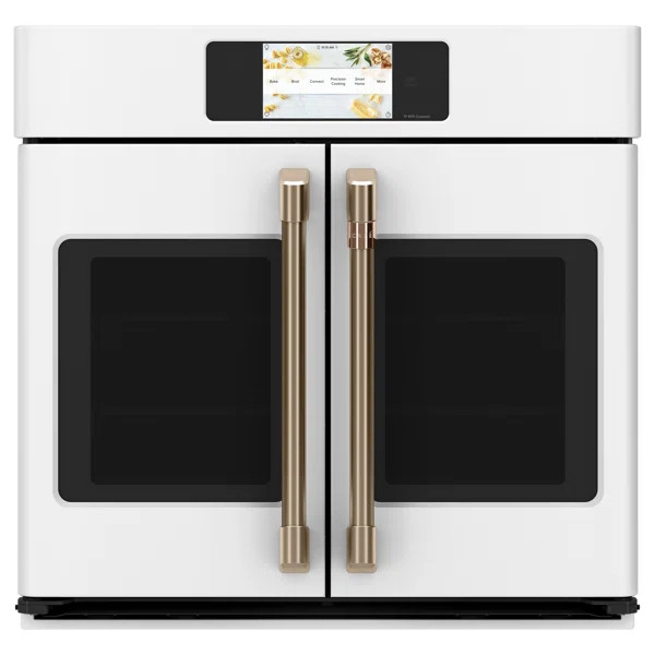 Café Professional Series 30" Self-Cleaning Convection Smart Electric Wall Oven with French Doors | Wayfair North America