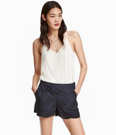 Embroidered Shorts | H&M (US)