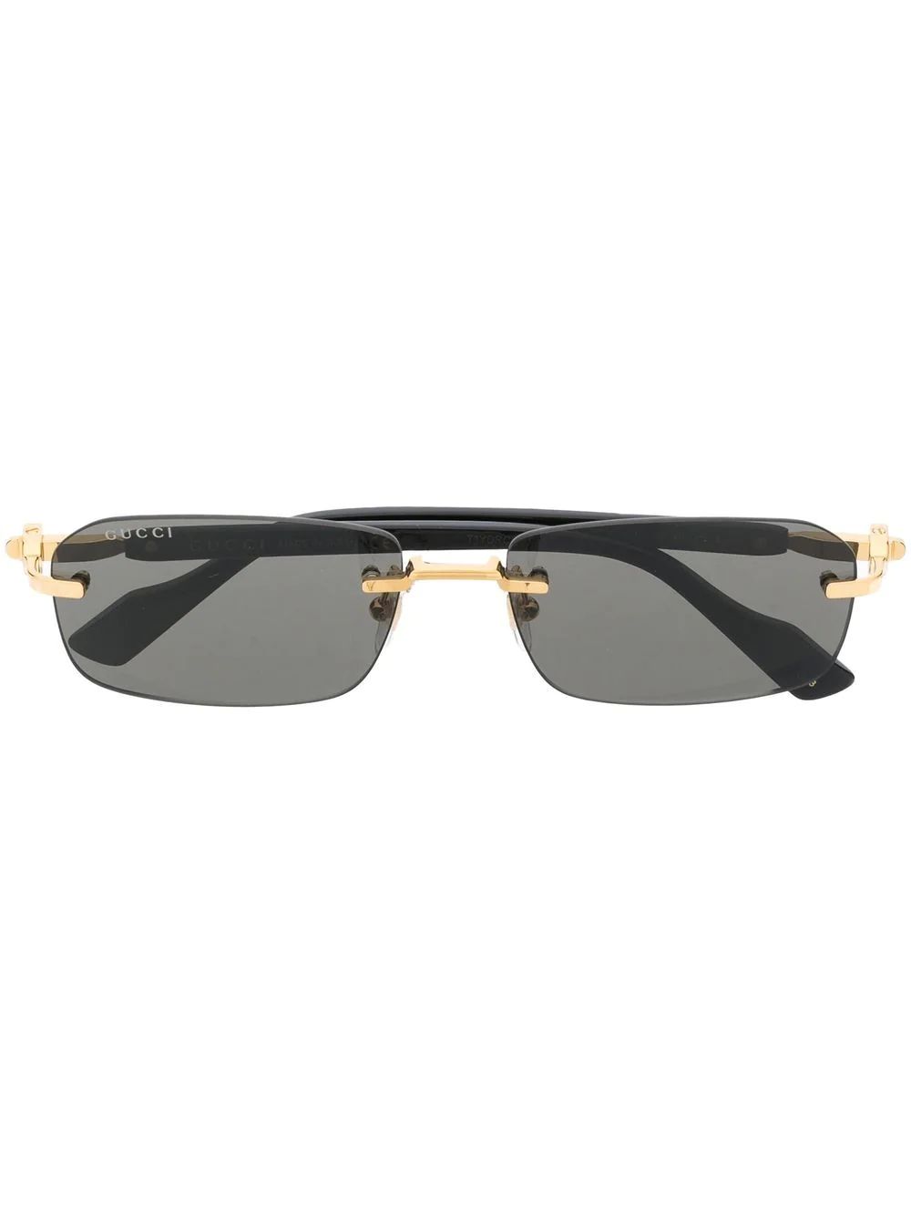 Gucci Eyewear Rimless rectangle-frame Sunglasses - Farfetch | Farfetch Global