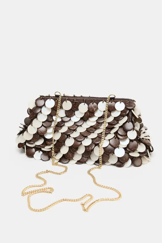 POUCH BAG WITH APPLIQU\u00c9S | Zara UK