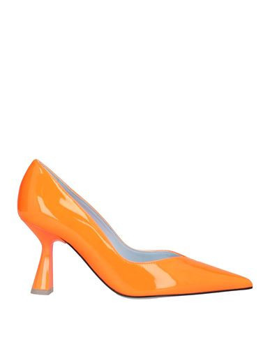 Chiara Ferragni Woman Pumps Orange Size 8 Textile fibers | YOOX (US)