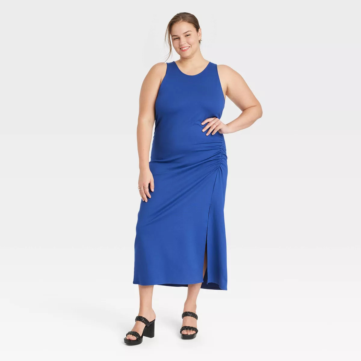 Women's Sleeveless Ponte Racerback Midi dress - A New Day™ | Target