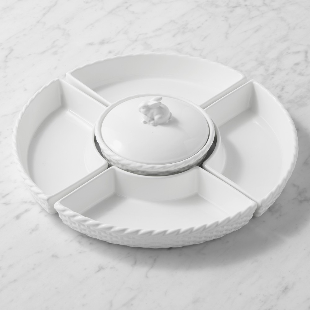 Sculptural Bunny Multi-Compartment Dish | Williams-Sonoma