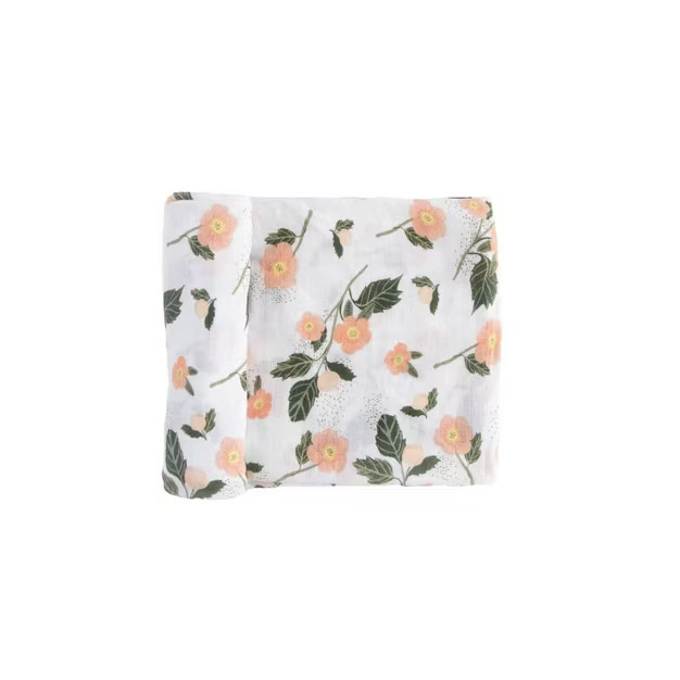 Red Rover Organic Cotton Muslin Swaddle Blanket Single | Target