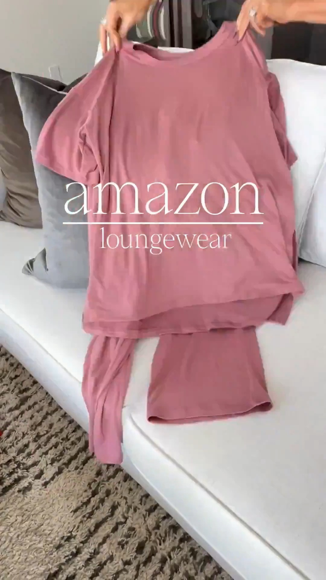 Amazon loungewear for summer 
Super soft as pajamas, tuck in or wear out. Good for small errands and school drop off 
Runs tts sz small


#LTKOver40 #LTKU #LTKSeasonal