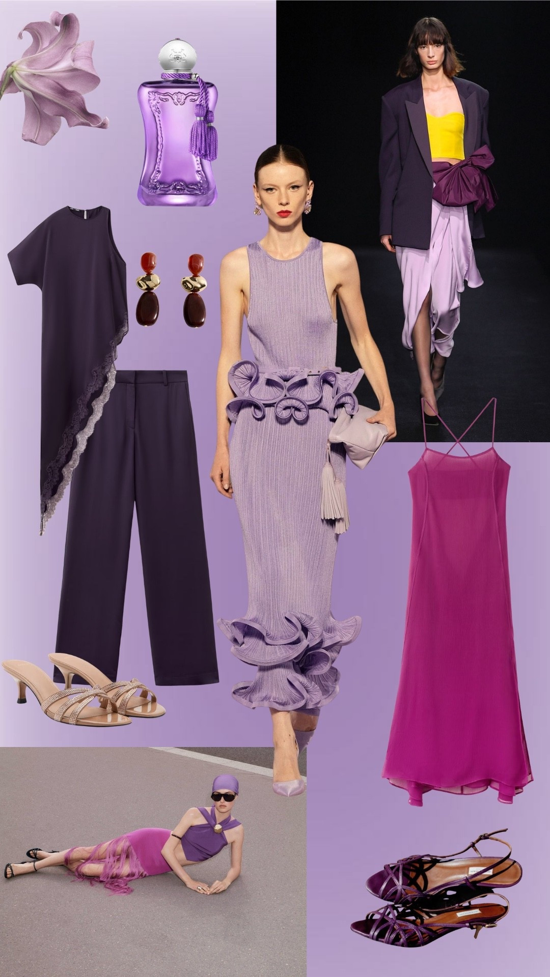 Purple Reign

From soft lilac to deep aubergine and vibrant magenta, a summer edit exploring every shade of purple through fluid dresses, relaxed tailoring and statement accessories.

purple, lilac, lavender, aubergine, magenta, purpledress, summerdress, occasionwear, summerstyle, colourtrend, colorfulfashion, eveningstyle, weddinggueststyle, fashionedit, outfitinspiration, styleinspo

#LTKsummer #LTKstyletip #LTKdresses