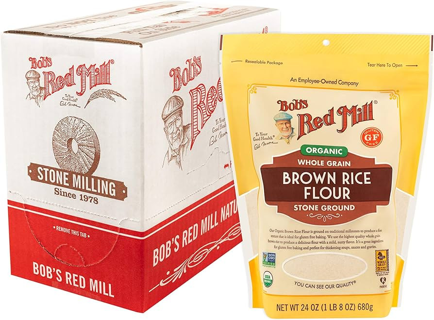 Bob's Red Mill Organic Brown Rice Flour, 24-ounce (Pack of 4) | Amazon (US)