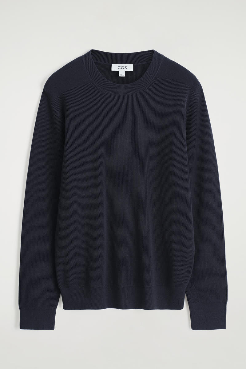 Cotton Crew-Neck Sweater | COS (US)