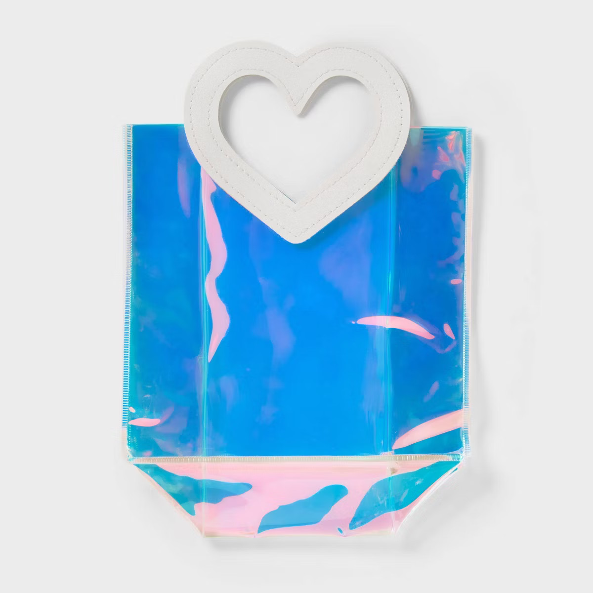 Valentine's Day Clear Reusable Gift Bag with Heart Handle - Spritz™ | Target