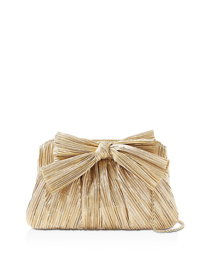 Rayne Small Pleated Bow Frame Clutch | Bloomingdale's (US)