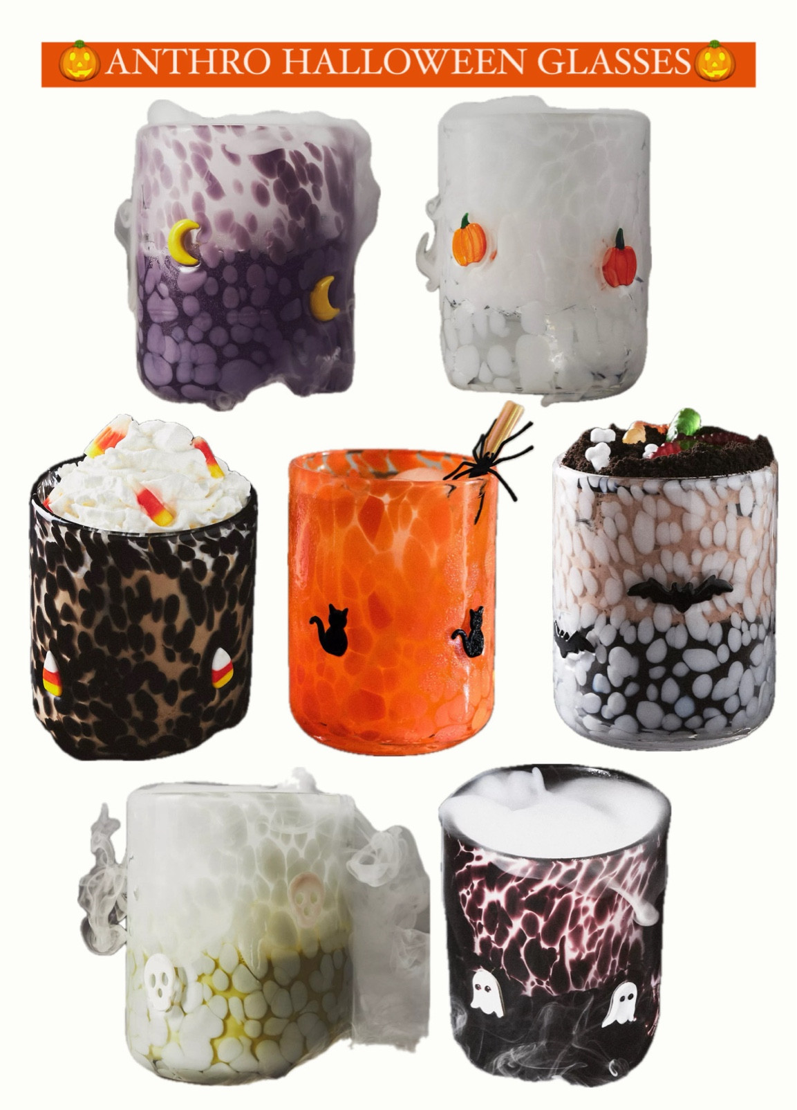 Halloween glasses. Anthropology. Anthropology Halloween. Anthropology Halloween glasses. Anthropology Halloween decor. Halloween kitchen. Halloween kitchen glasses. Halloween finds 2024. Halloween home decor.

#LTKSeasonal #LTKHome