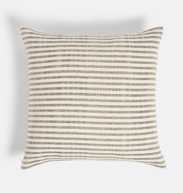 Woven Cotton Striped Pillow Cover | Rejuvenation
