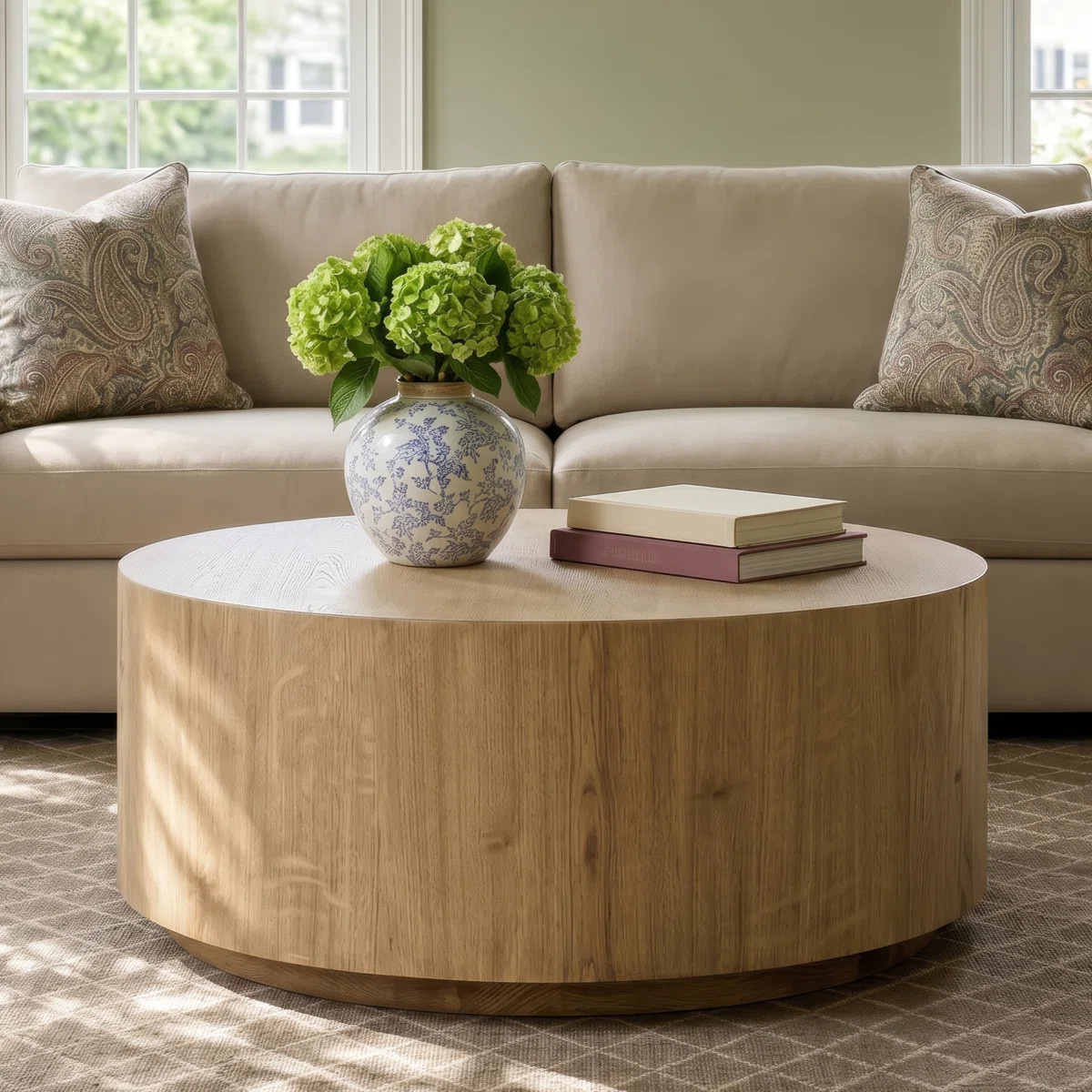 Taryn 42" Drum Coffee Table | Wayfair North America