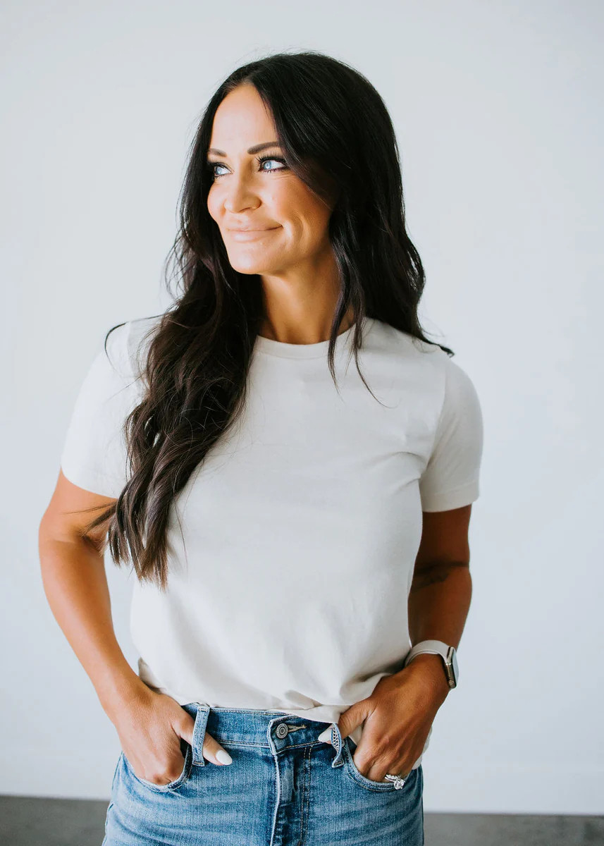 Not So Basic Basic Tee by Lily & Lottie | Lauriebelles