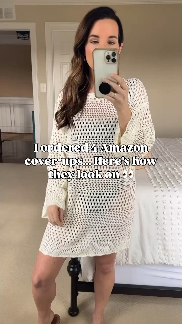 Swim cover-ups from Amazon  
Wearing size Small