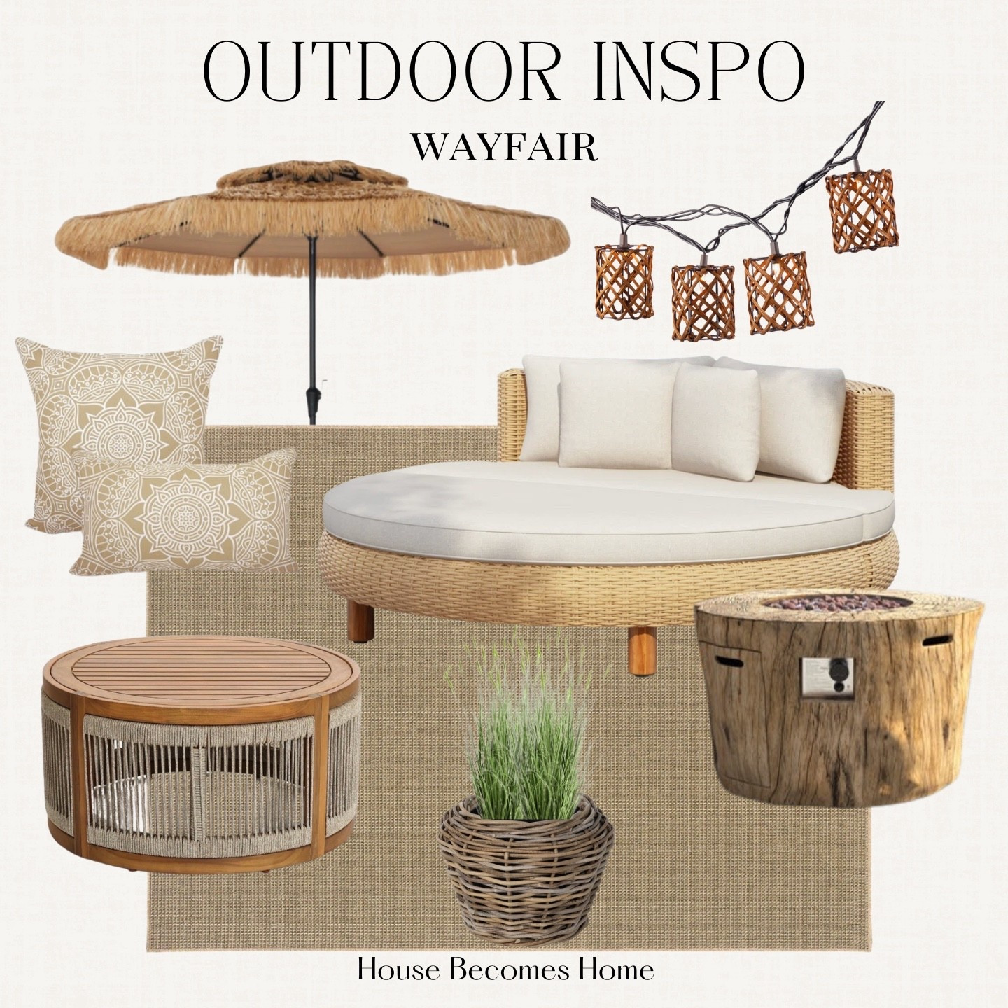 Outdoor inspo Wayfair 🙌🏻🙌🏻

#LTKdayinmylife #LTKHome #LTKSeasonal