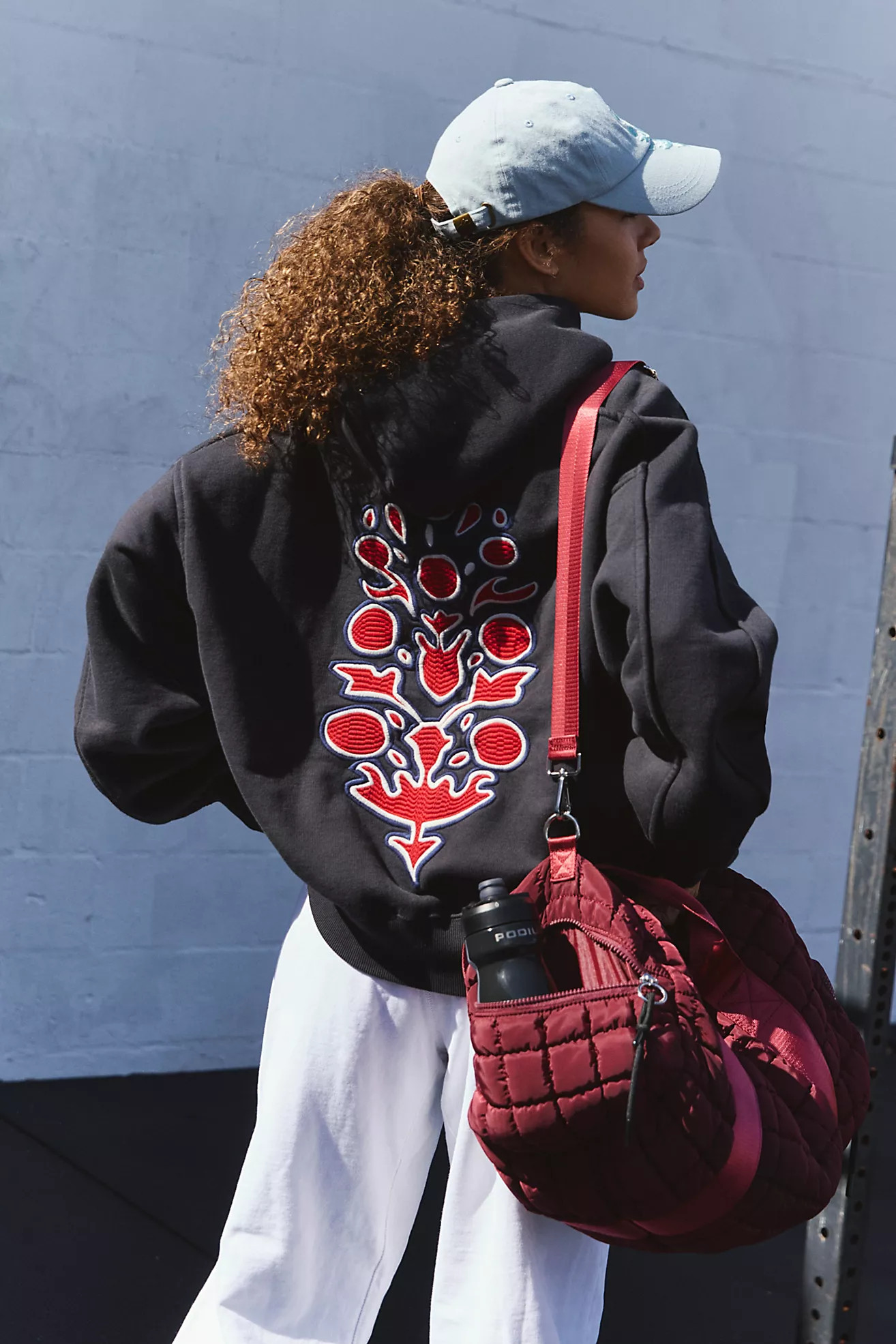 A Cut Above Embroidered Logo Hoodie | Free People (Global - UK&FR Excluded)