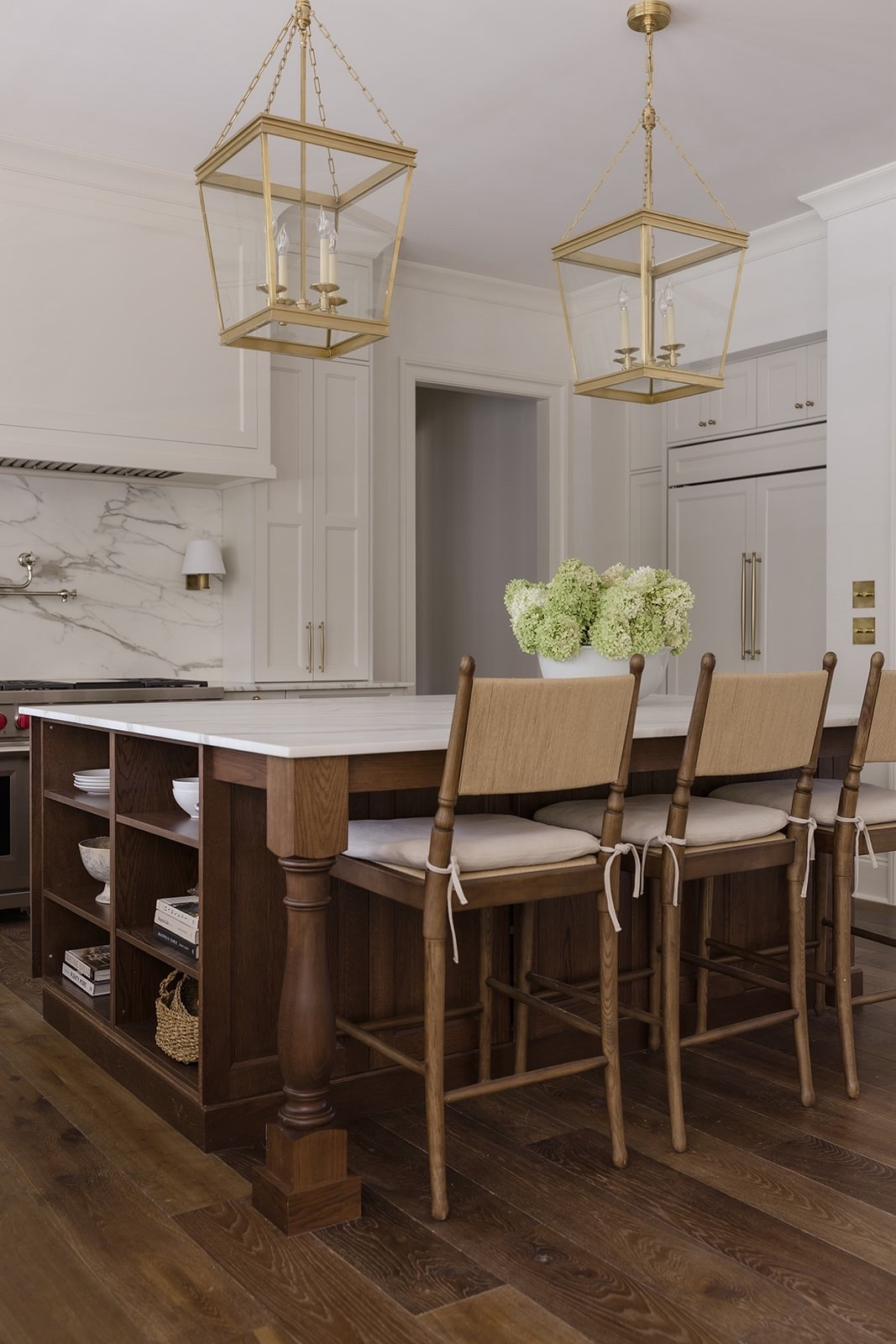 Great counter stools for a classic kitchen. And they are so comfortable too  

#LTKHome