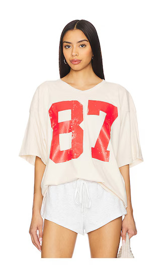 87 Oversized Jersey in Dirty White | Revolve Clothing (Global)