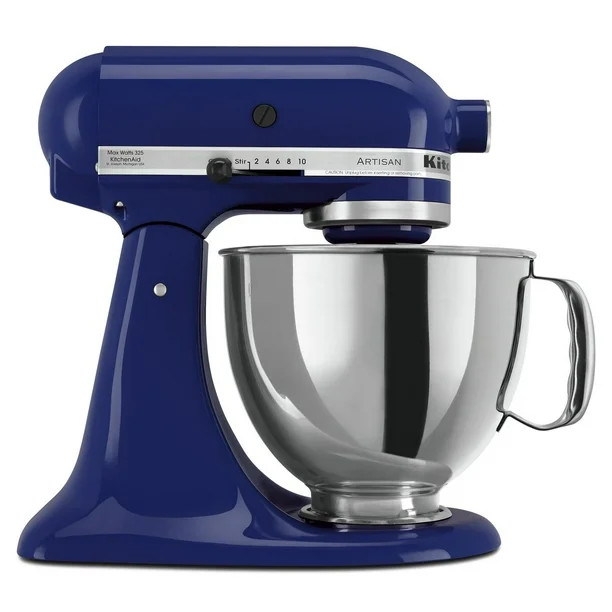KitchenAid KSM150PSBU Artisan Series 5 Quart Tilt-Head Stand Mixer, Cobalt Blue | Walmart (US)