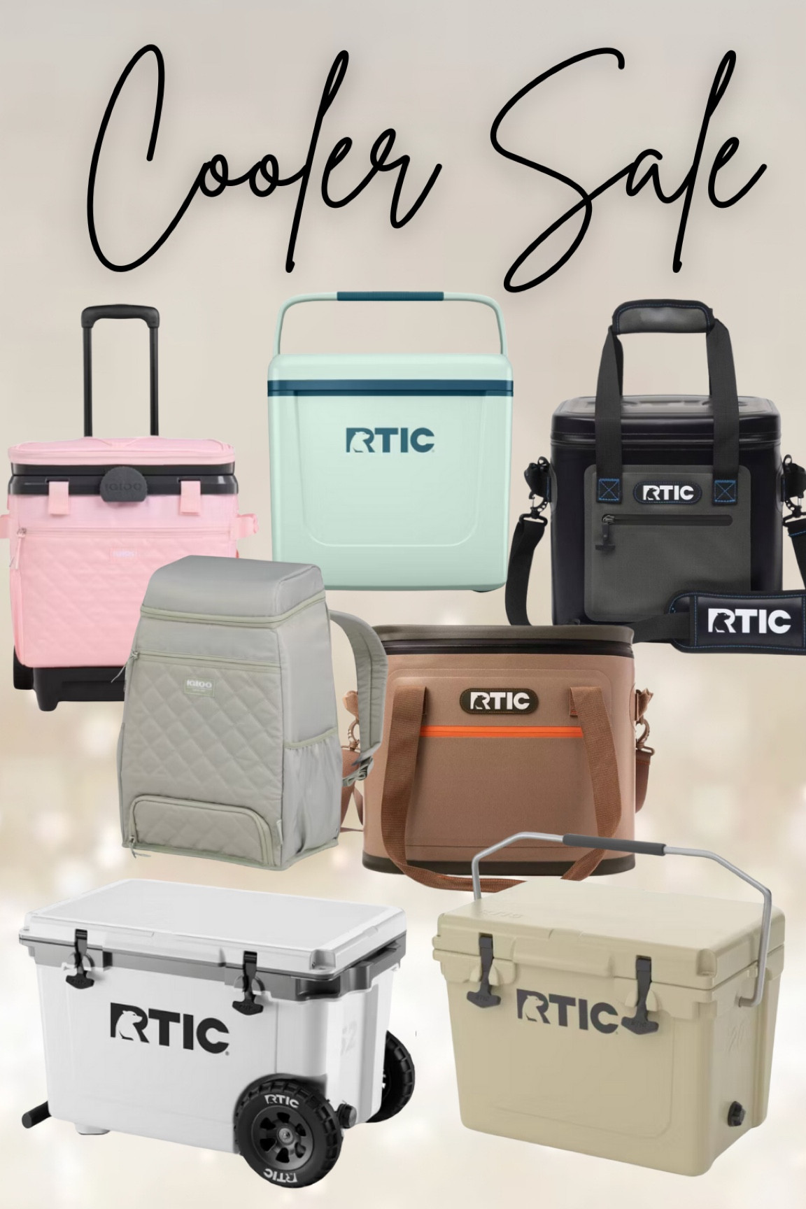 Coolers on sale!! Pack with drink of choice for a great gift idea. 